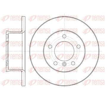 Brzdový kotouč REMSA 6350.00