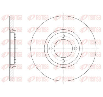 Brzdový kotouč REMSA 6362.00