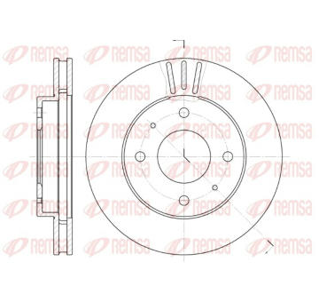 Brzdový kotouč REMSA 6394.11