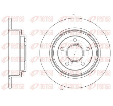 Brzdový kotouč REMSA 6398.00