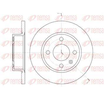 Brzdový kotouč REMSA 6425.00