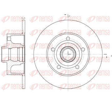 Brzdový kotouč REMSA 6431.00
