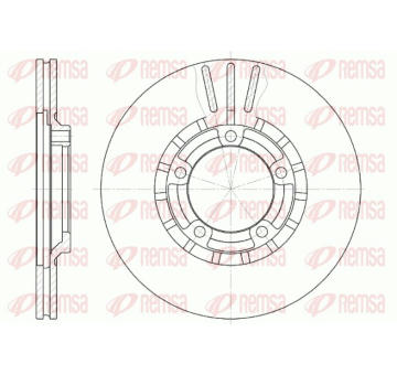 Brzdový kotouč REMSA 6437.10