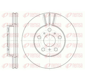 Brzdový kotouč REMSA 6439.10
