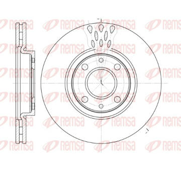 Brzdový kotouč REMSA 6443.10