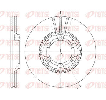 Brzdový kotouč REMSA 6446.10