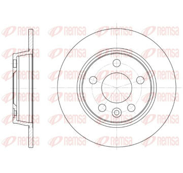 Brzdový kotouč REMSA 6453.00