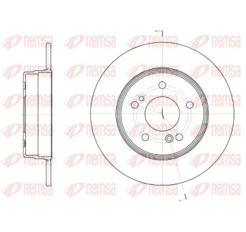 Brzdový kotouč REMSA 6467.00