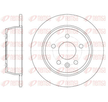 Brzdový kotouč REMSA 6471.00