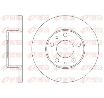 Brzdový kotouč REMSA 6473.00