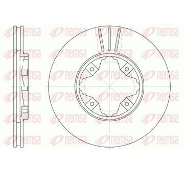 Brzdový kotouč REMSA 6485.10