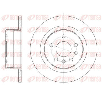 Brzdový kotouč REMSA 6488.00