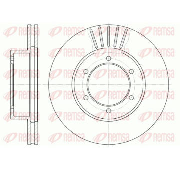 Brzdový kotouč REMSA 6501.10