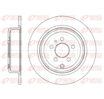 Brzdový kotouč REMSA 6502.00