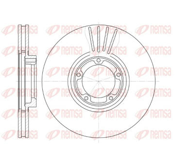 Brzdový kotouč REMSA 6518.10