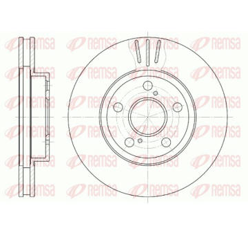 Brzdový kotouč REMSA 6540.10