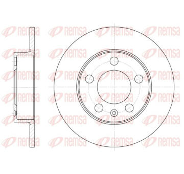 Brzdový kotouč REMSA 6547.00