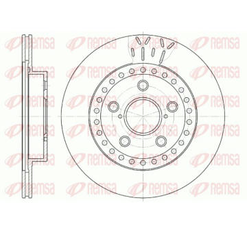 Brzdový kotouč REMSA 6561.10