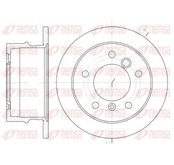 Brzdový kotouč REMSA 6565.00