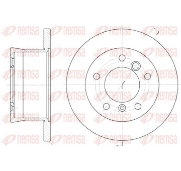 Brzdový kotouč REMSA 6566.00