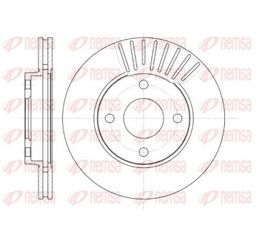 Brzdový kotouč REMSA 6575.10