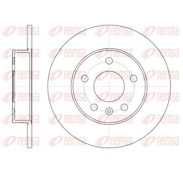 Brzdový kotouč REMSA 6578.00