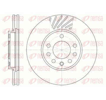 Brzdový kotouč REMSA 6584.10