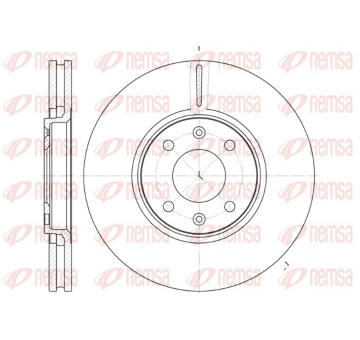 Brzdový kotouč REMSA 6587.10