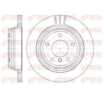 Brzdový kotouč REMSA 6588.10