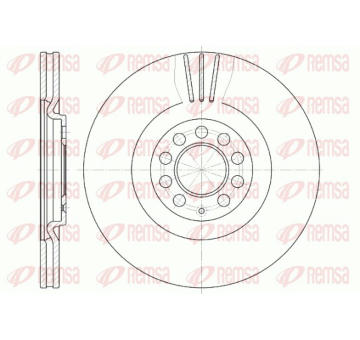 Brzdový kotouč REMSA 6597.10