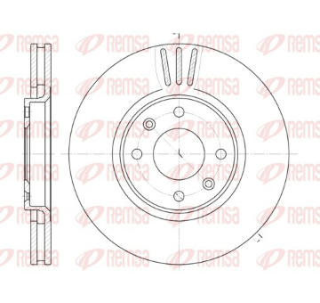 Brzdový kotouč REMSA 6604.10