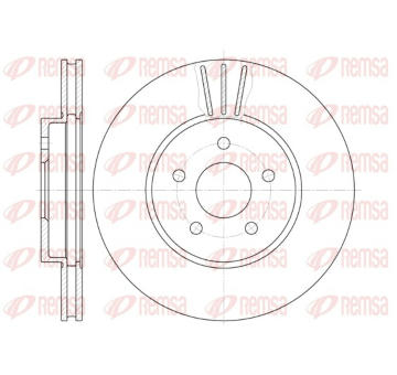 Brzdový kotouč REMSA 6607.10