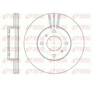 Brzdový kotouč REMSA 6610.10