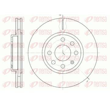 Brzdový kotouč REMSA 6611.10