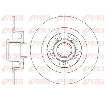 Brzdový kotouč REMSA 6613.00