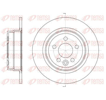 Brzdový kotouč REMSA 6615.00