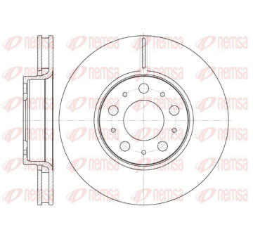 Brzdový kotouč REMSA 6619.10