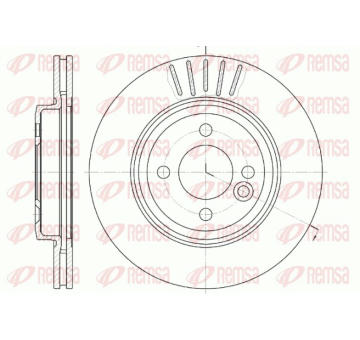 Brzdový kotouč REMSA 6624.10