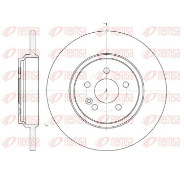 Brzdový kotouč REMSA 6631.00