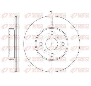 Brzdový kotouč REMSA 6635.10