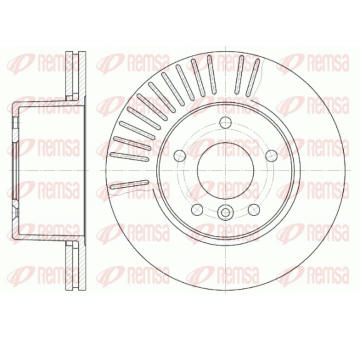 Brzdový kotouč REMSA 6638.10