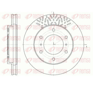 Brzdový kotouč REMSA 6639.10