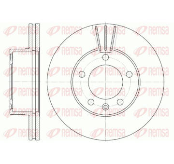 Brzdový kotouč REMSA 6643.10