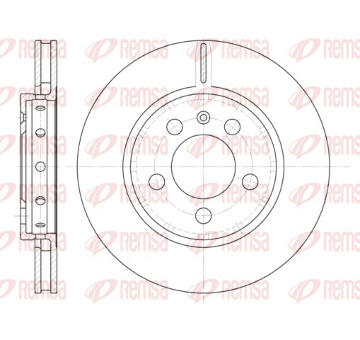 Brzdový kotouč REMSA 6646.10