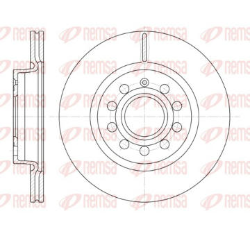 Brzdový kotouč REMSA 6647.10