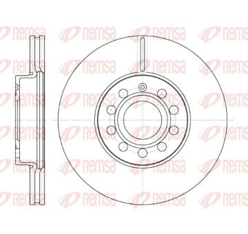 Brzdový kotouč REMSA 6648.10
