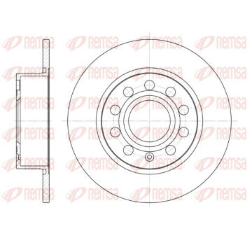 Brzdový kotouč REMSA 6649.00