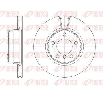 Brzdový kotouč REMSA 6653.10