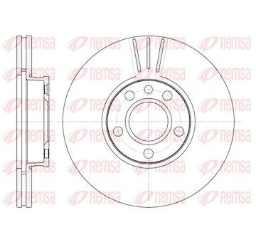 Brzdový kotouč REMSA 6660.10