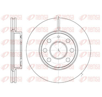 Brzdový kotouč REMSA 6665.10